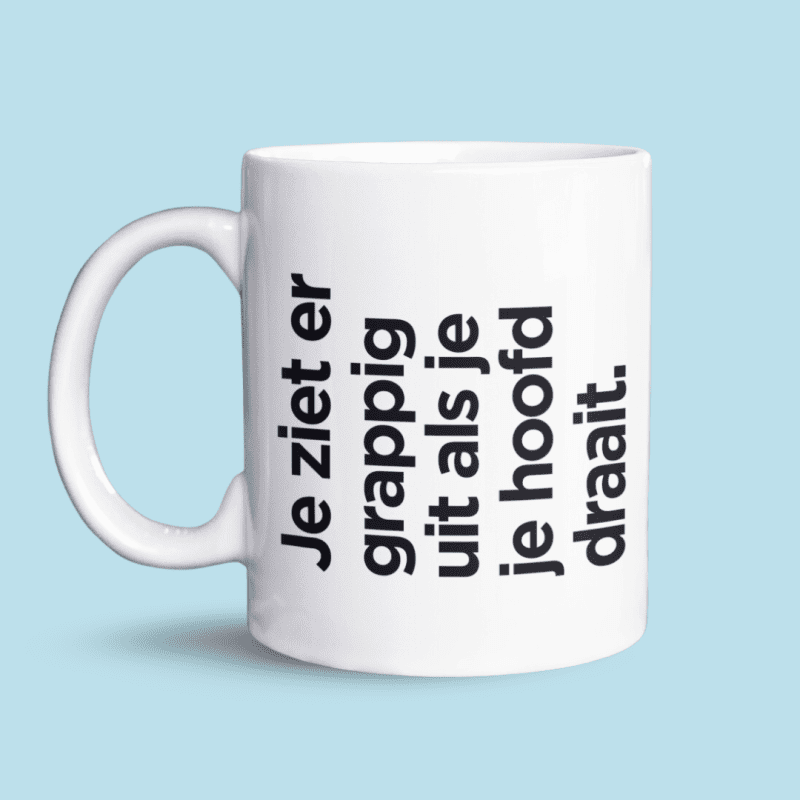 Mok als je je hoofd draait productfoto