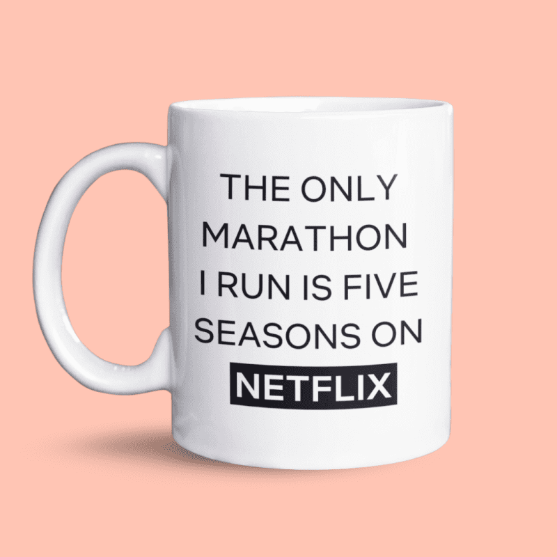 Mok The Only Marathon Netflix voorkant