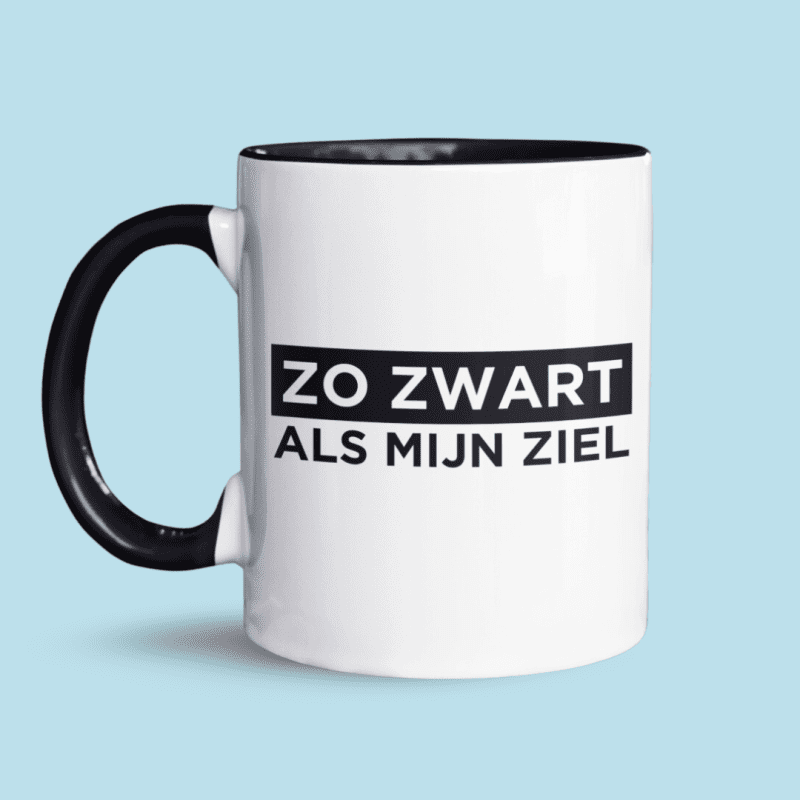 Zo zwart als mijn ziel voorkant productfoto