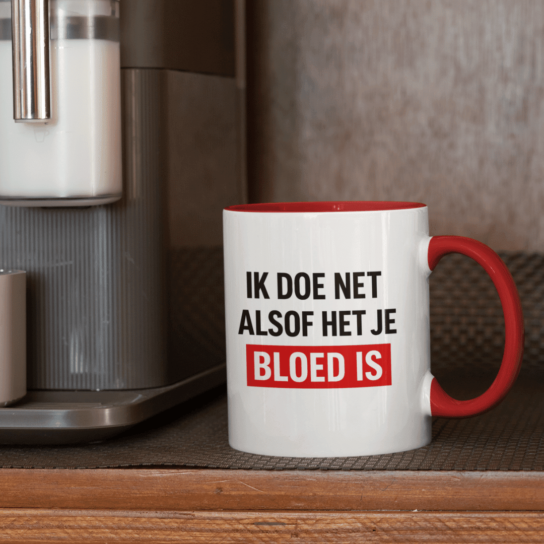 Ik doe net alsof het je bloed is