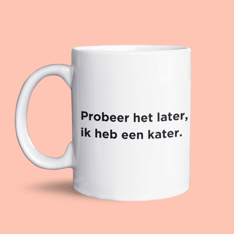 Ik heb een kater mok productafbeelding