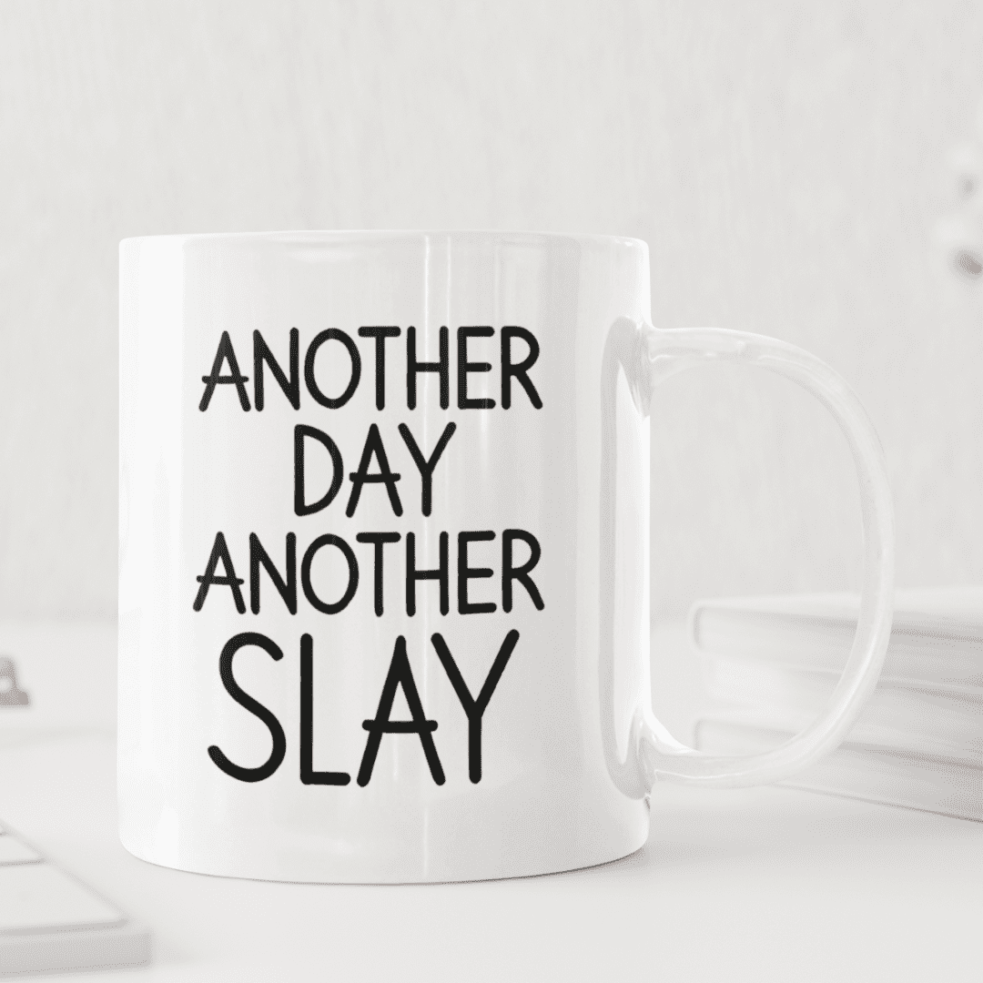 Another Day, Another Slay mok achterkant