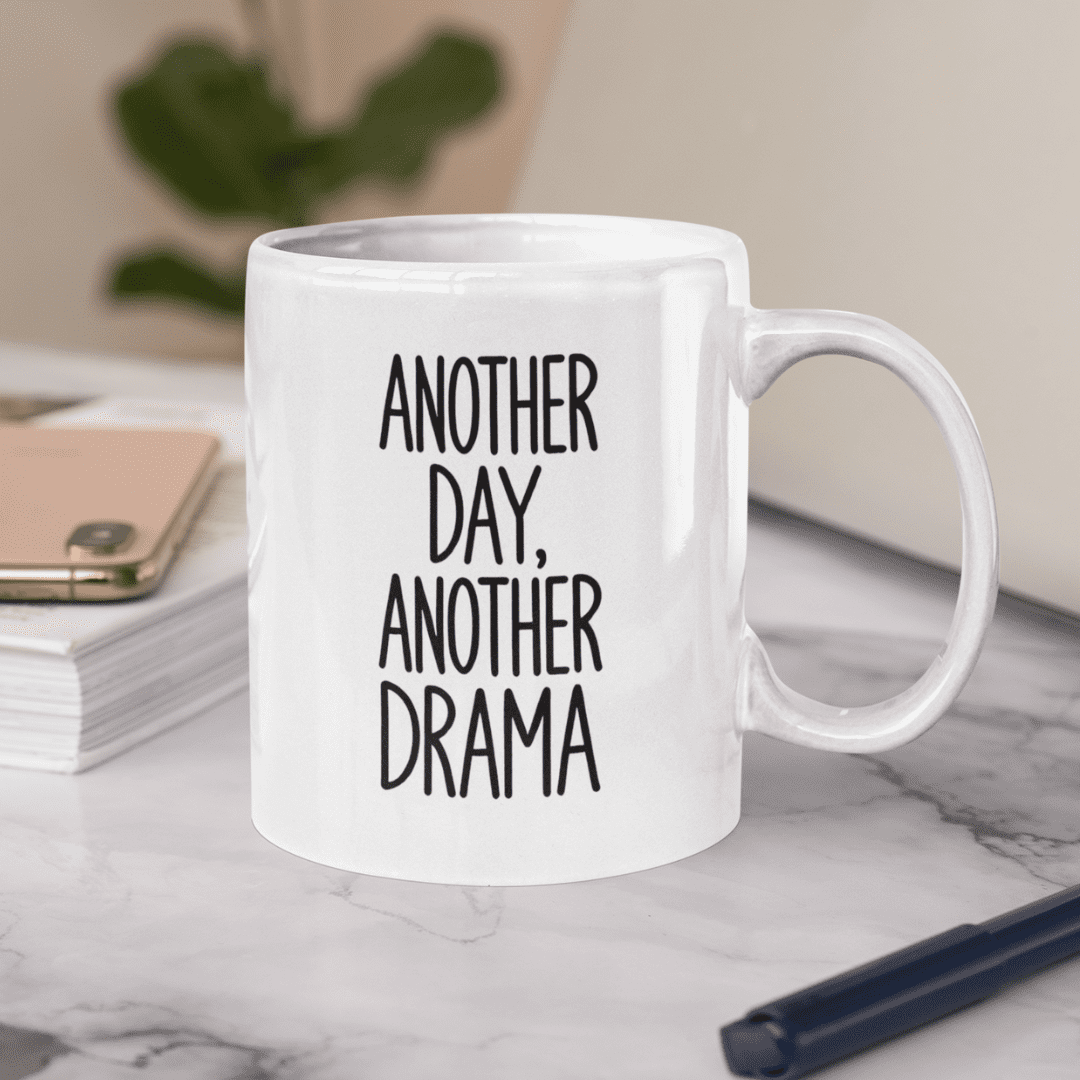 Another Day, Another Drama mok achterkant