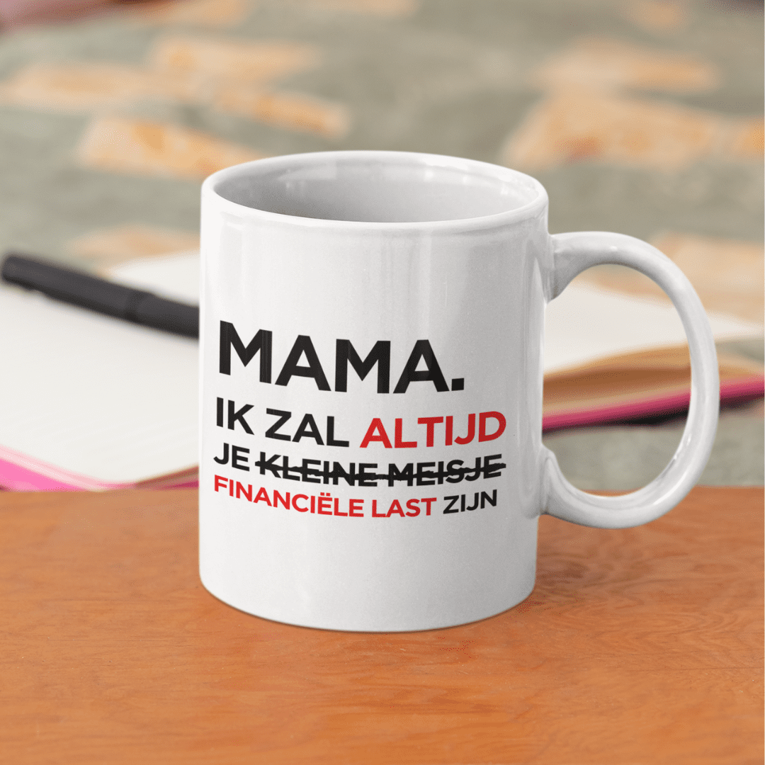 Financiele last mok moeder meisje