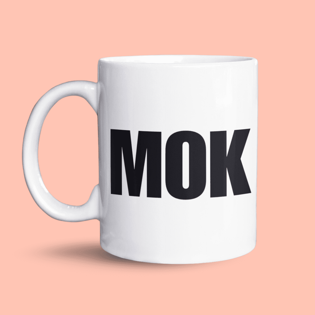 De MOK met de tekst MOK