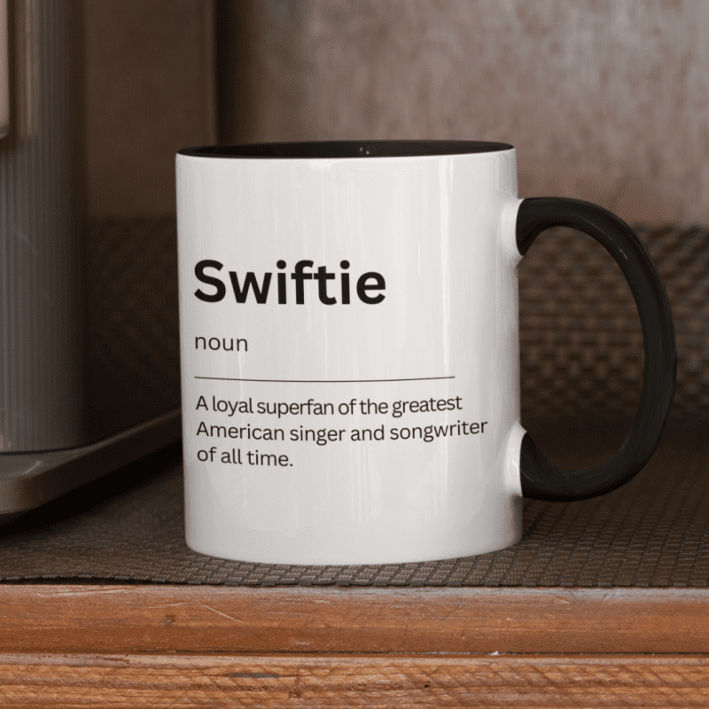 Swiftie mok zwart
