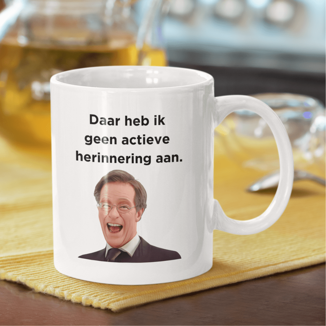 Daar heb ik geen actieve herinnering aan mok achterkant