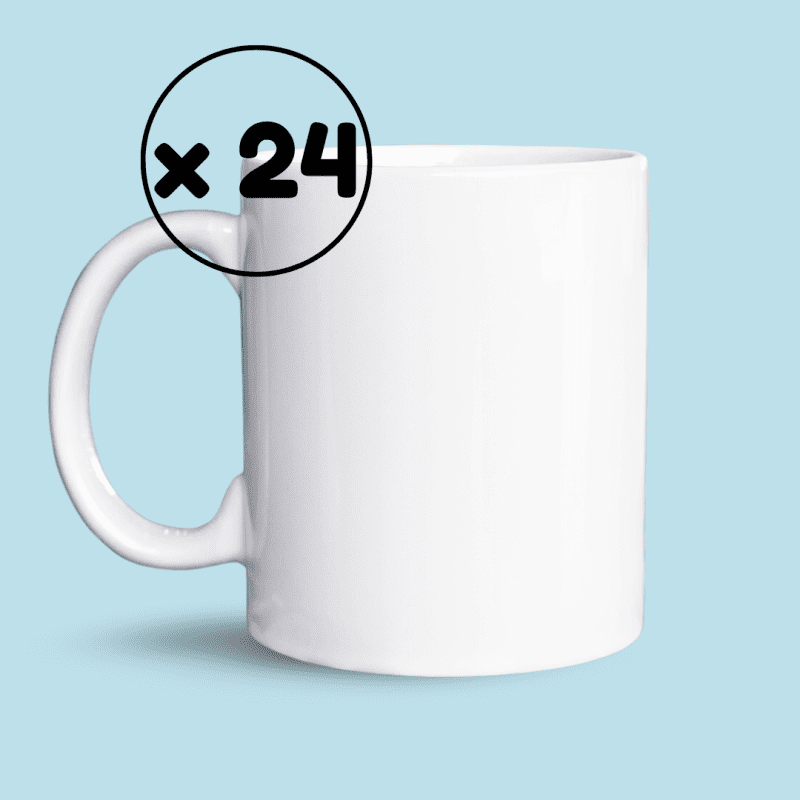 24 Sublimatie mokken