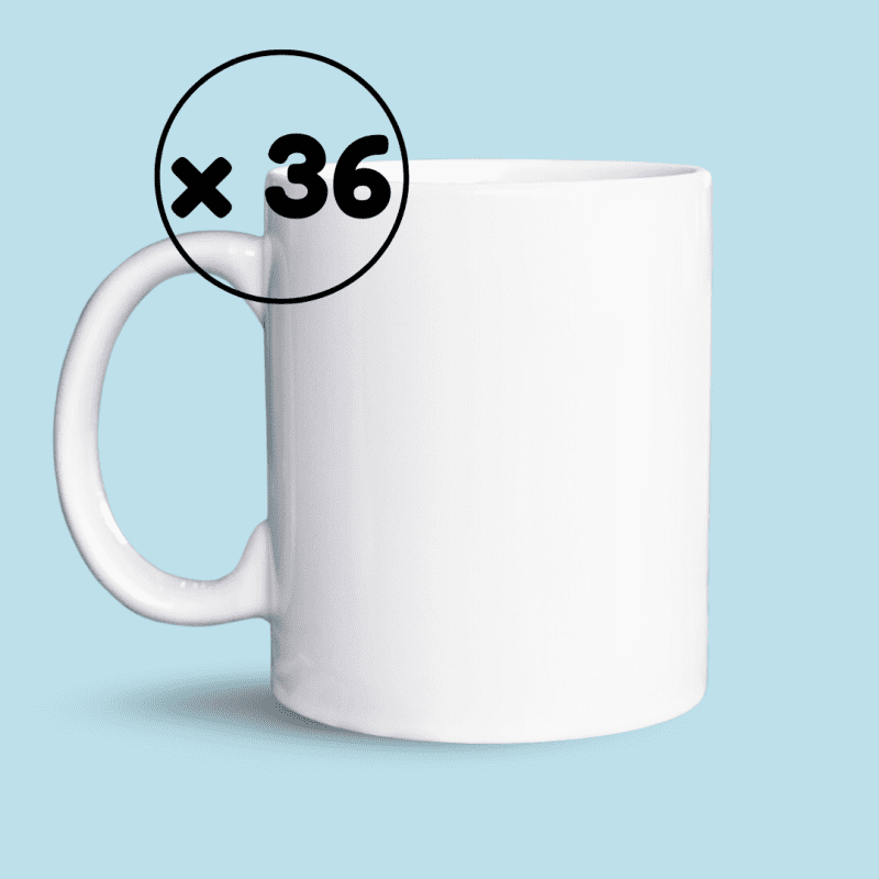 36 Sublimatie mokken