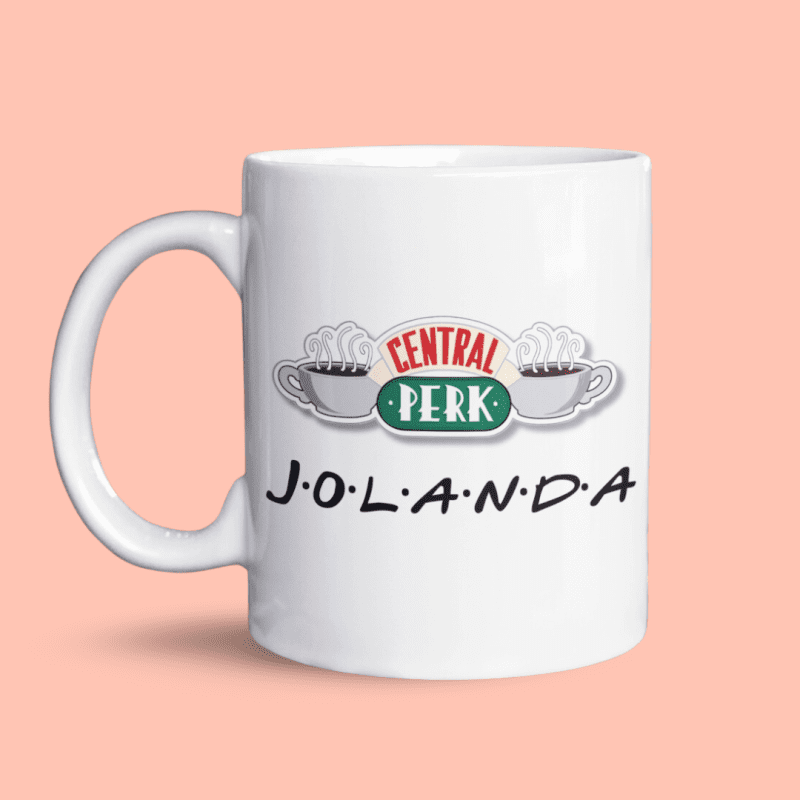 Friends mok met naam