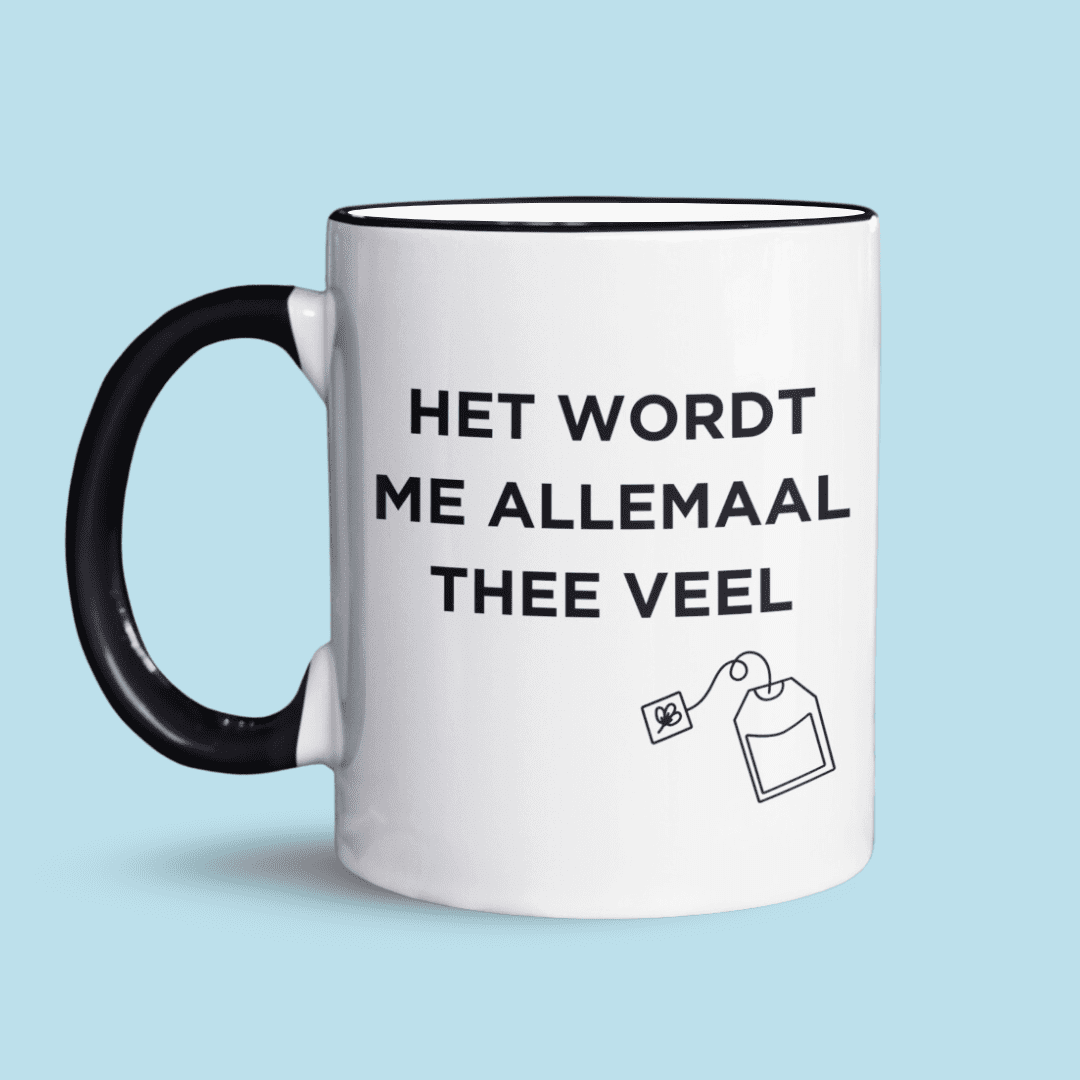 het wordt me allemaal thee veel