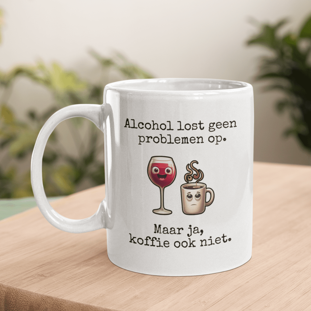 alcohol lost geen problemen op mok