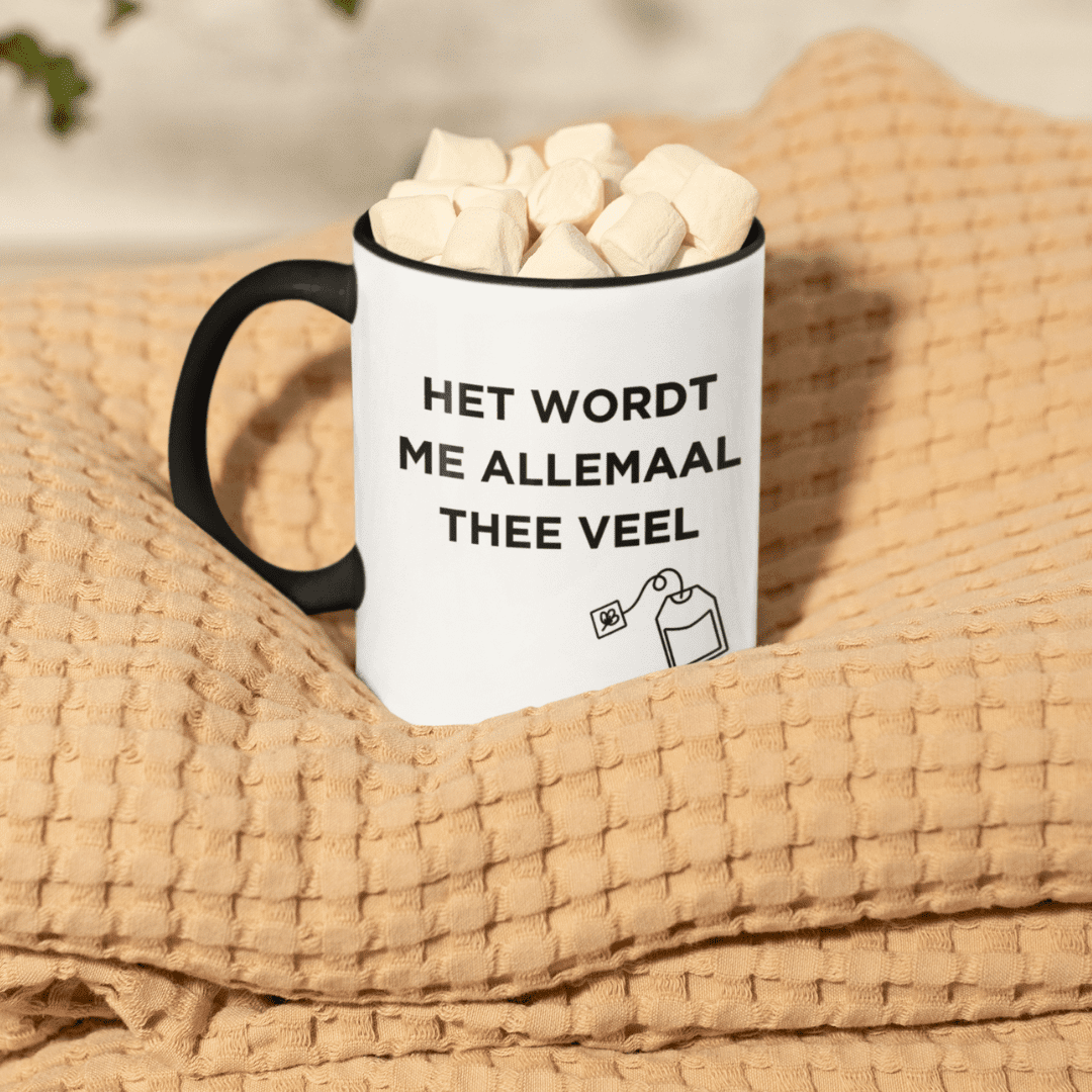 het wordt me allemaal thee veel
