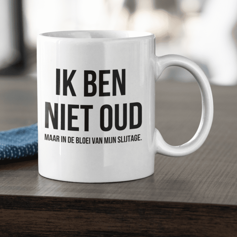 Ik ben niet oud mok