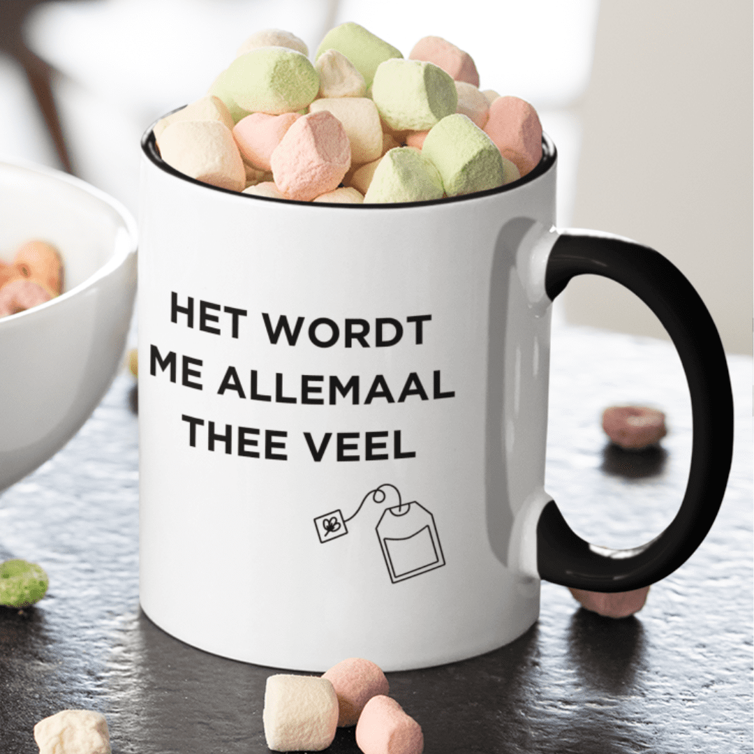 het wordt me allemaal thee veel