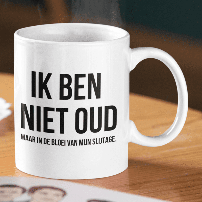 Ik ben niet oud mok