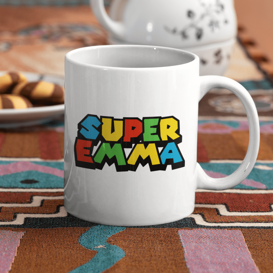 super mario personaliseerbare mok