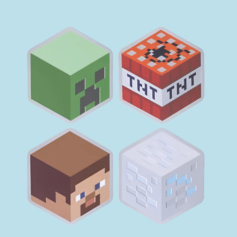 Minecraft Onderzetters Set