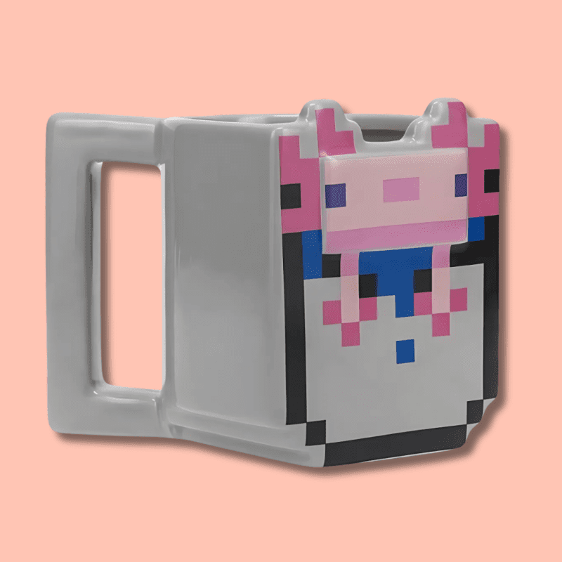 Minecraft Bucket of Axolotl 3D
