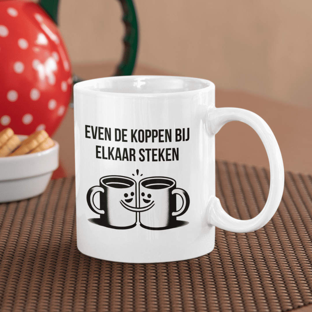 Even de Koppen bij Elkaar Steken