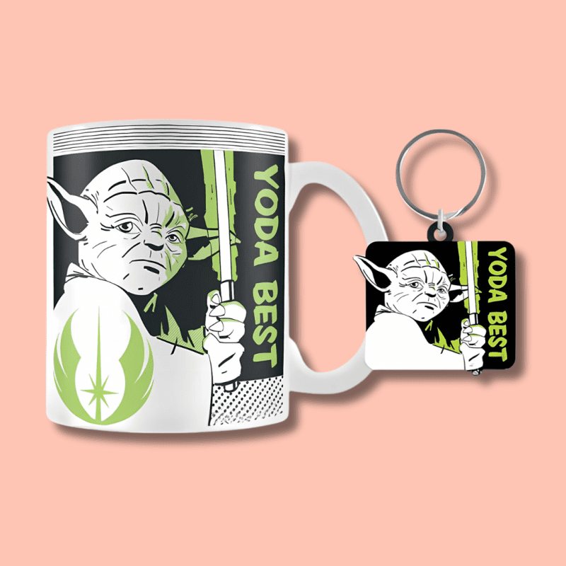 Star Wars Yoda Best Mok & Sleutelhanger Set