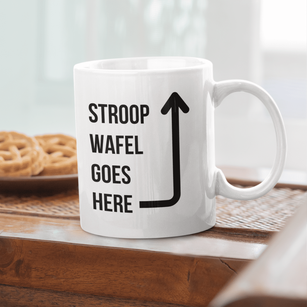Stroopwafel goes here mok