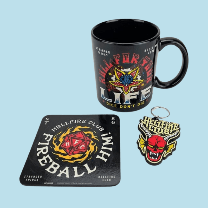 Stranger Things Hellfire Club Mok Cadeauset