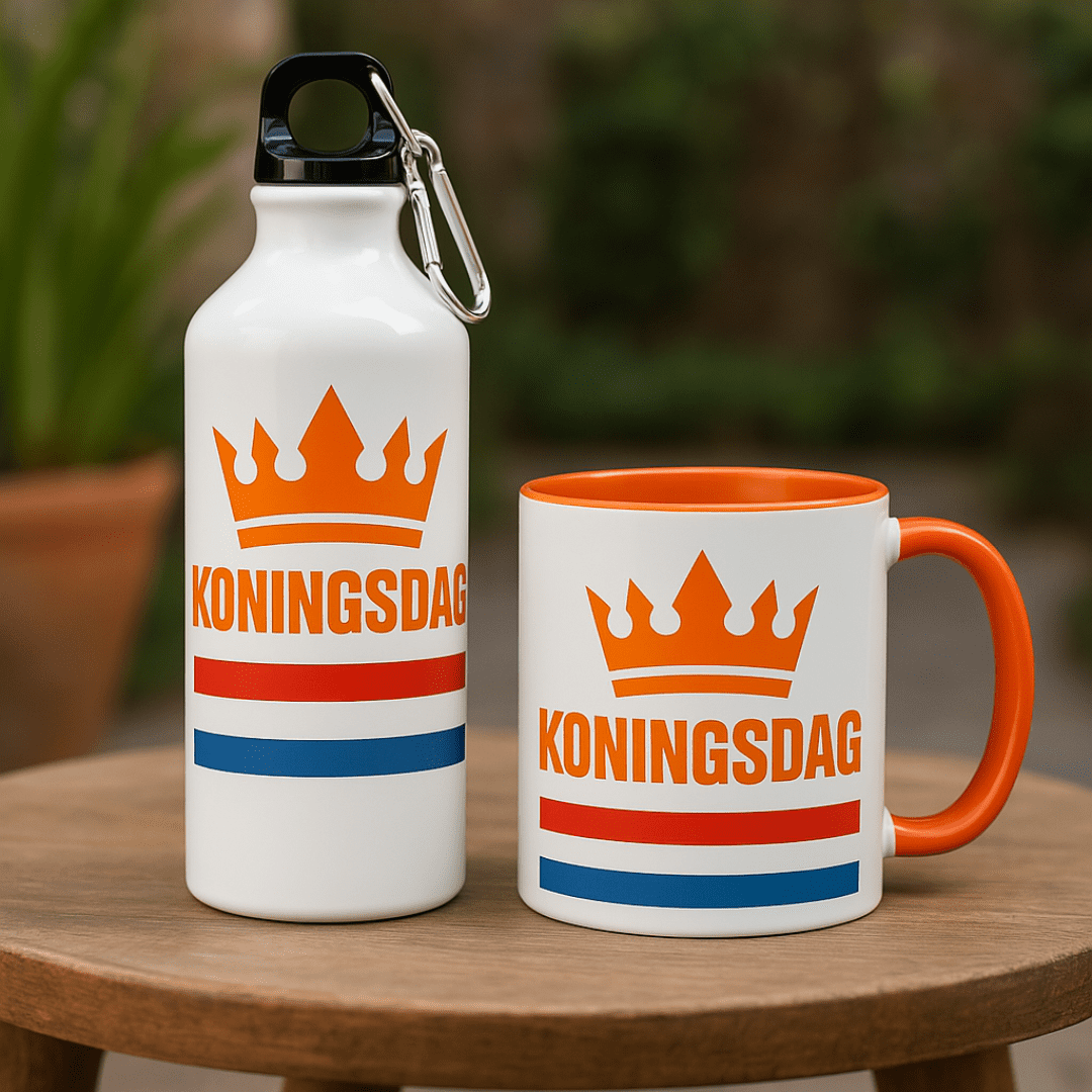 Koningsdag bidon & mok set