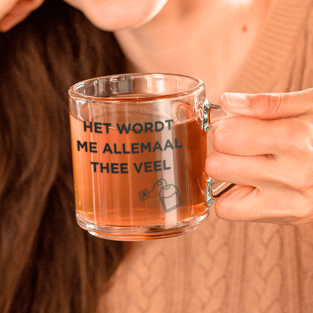 Het wordt me allemaal thee veel