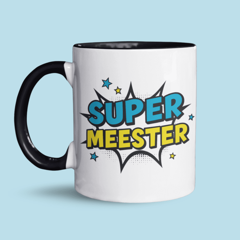 Super Meester mok