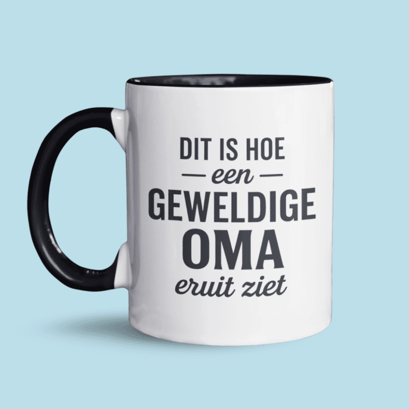 Dit is hoe een geweldige oma eruitziet mok