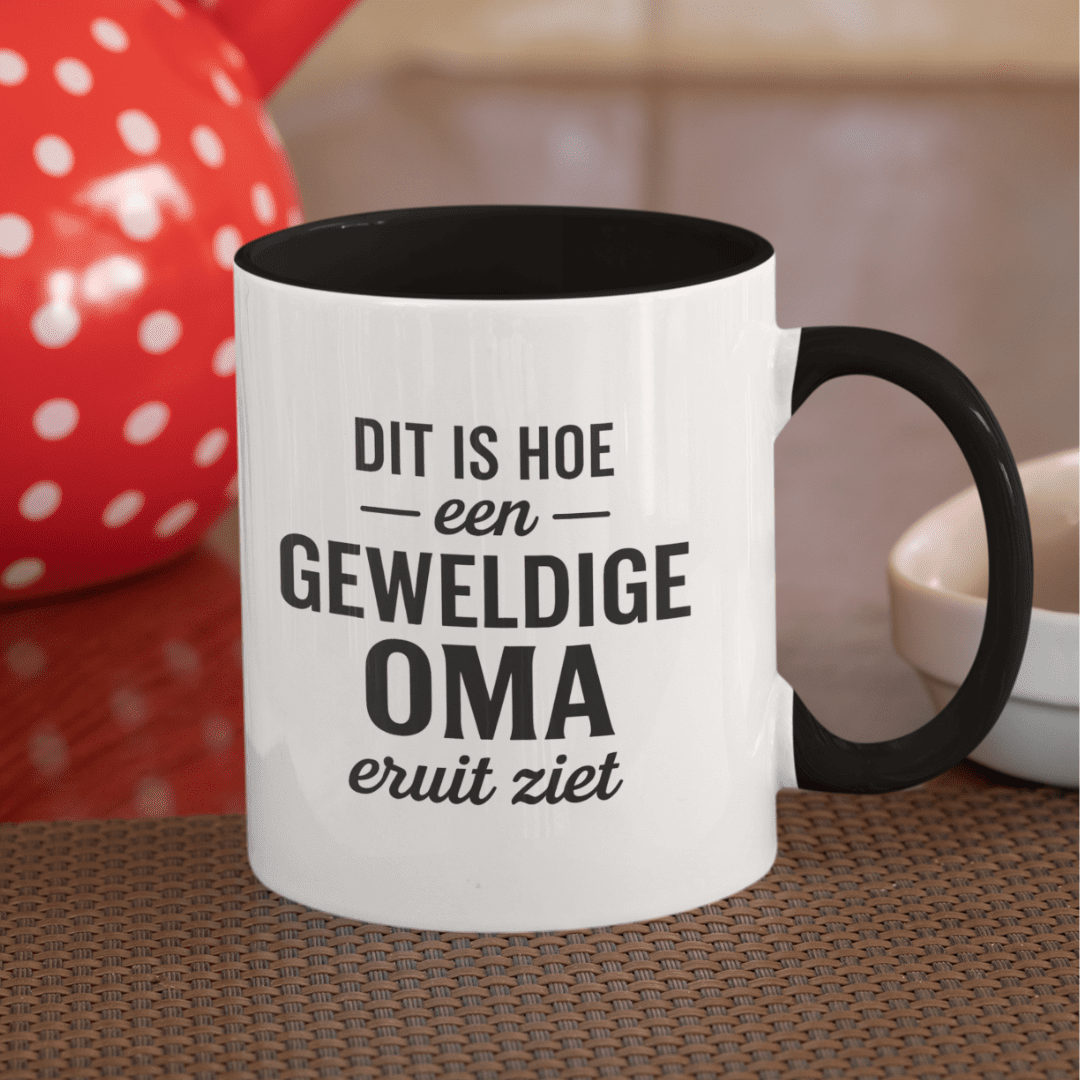 Dit is hoe een geweldige oma eruitziet mok