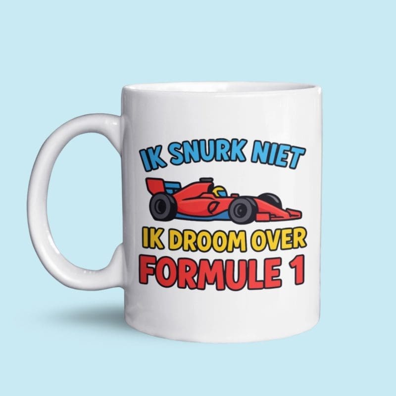 Ik snurk niet, ik droom over Formule 1