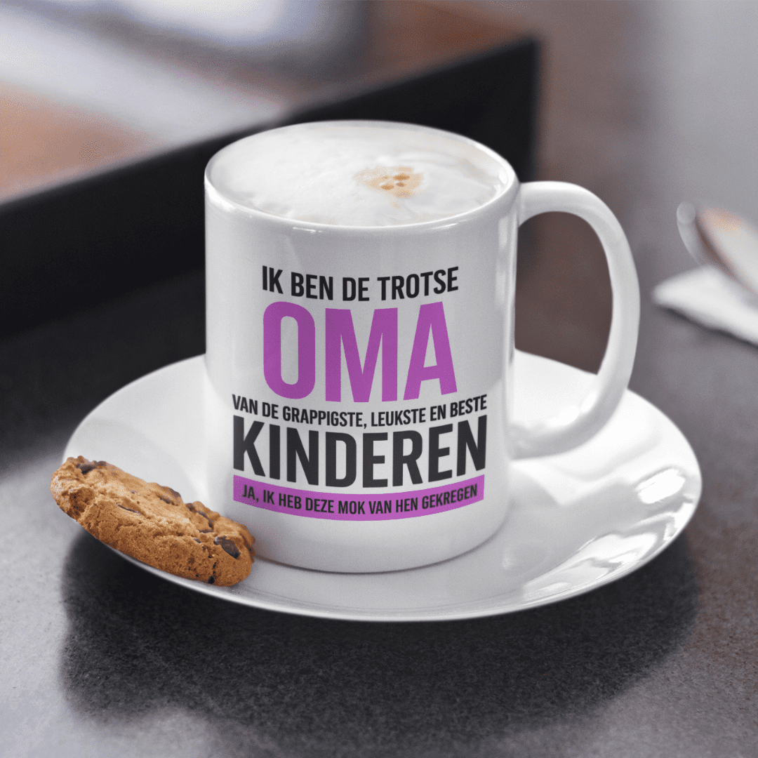 Ik ben de trotse oma mok