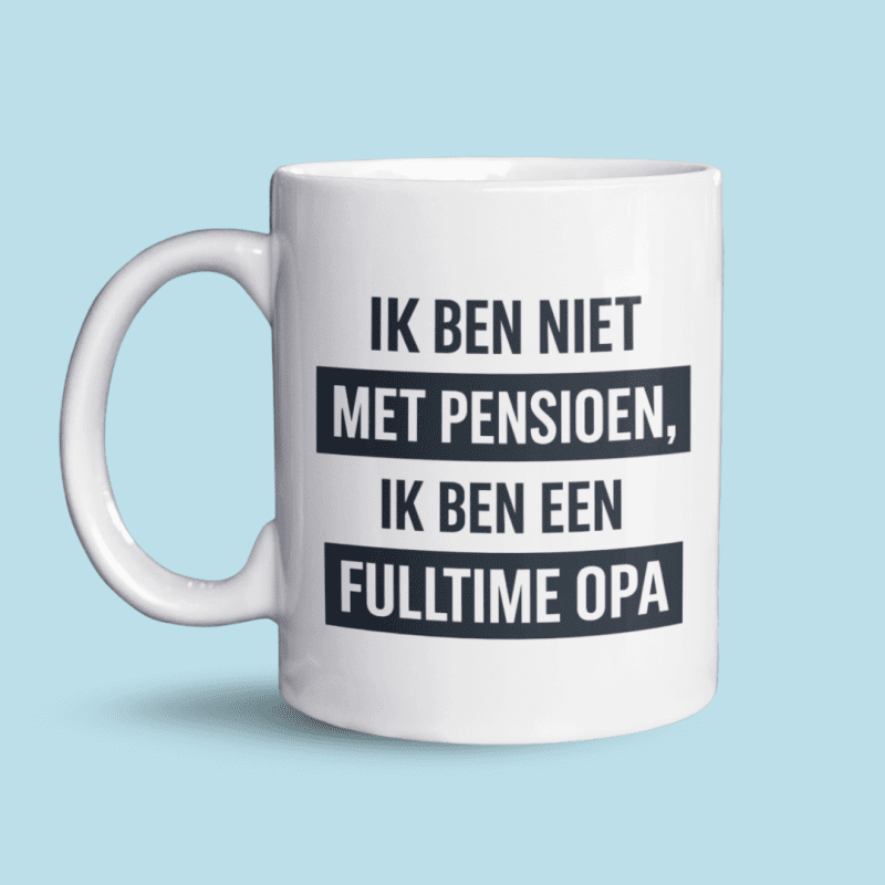 Ik ben een fulltime opa mok