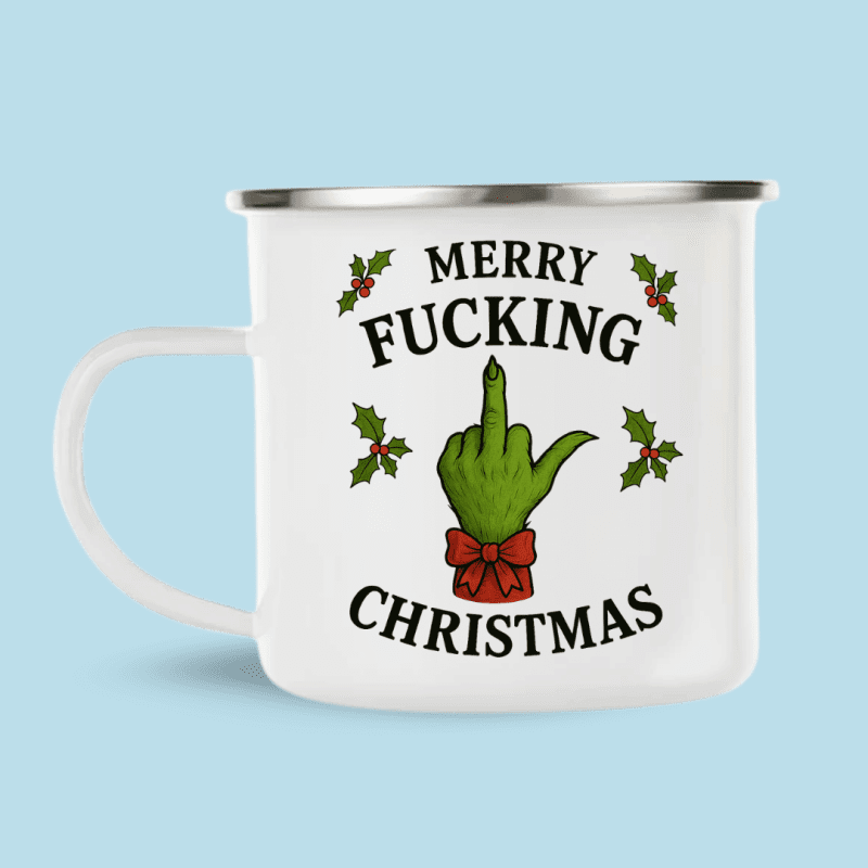 Merry fucking christmas (emaille)