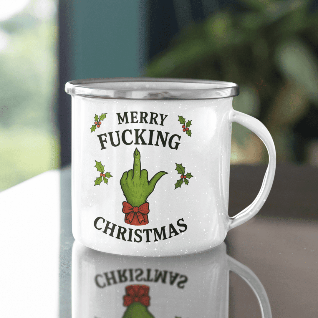 Merry fucking christmas (emaille)