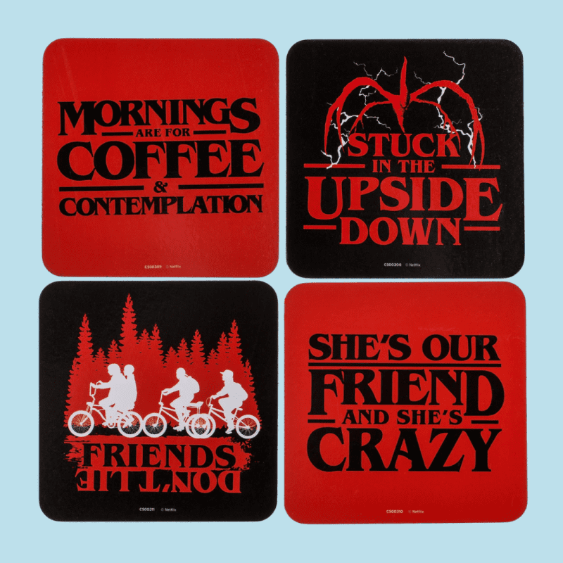 Stranger Things Onderzetters Set