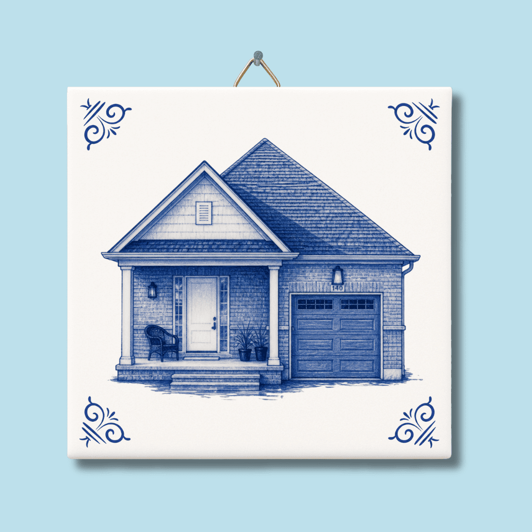 Jouw huis op een tegeltje