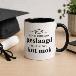 geslaagd mok
