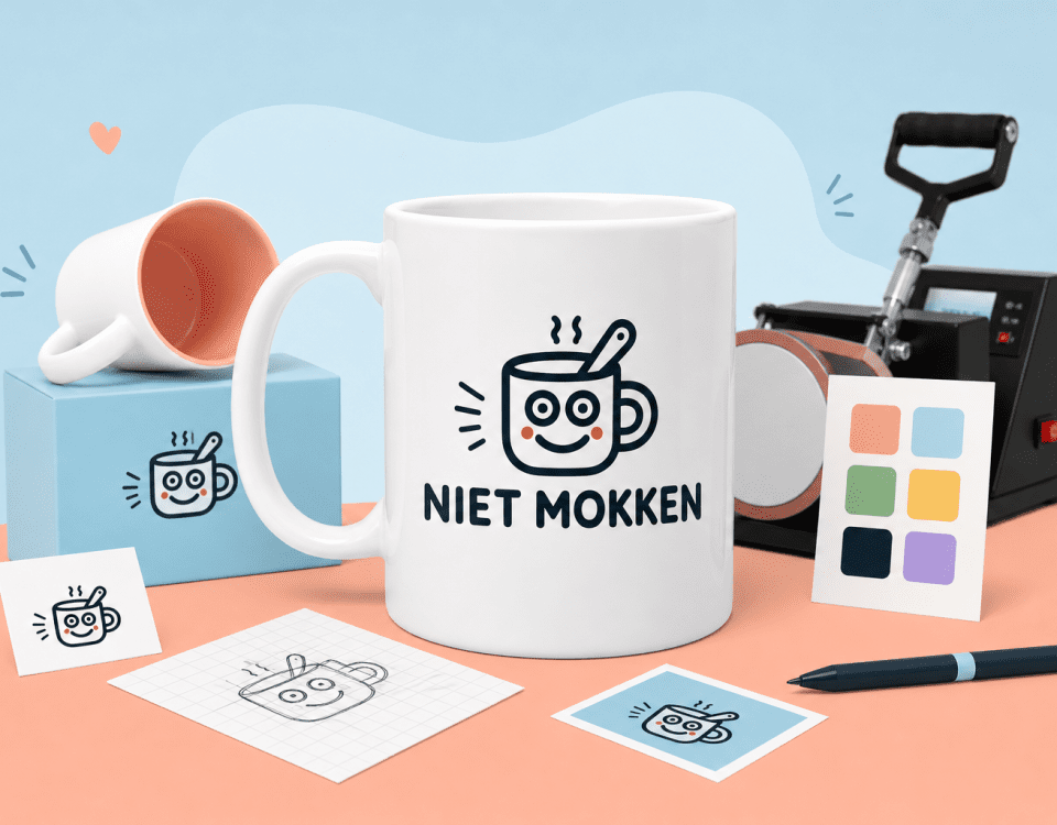 blog logo op mok