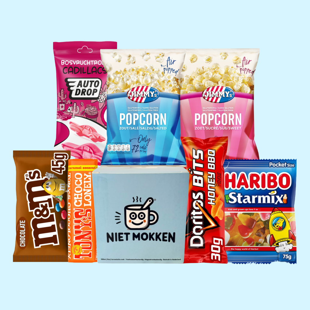 Papa Cadeaubox met Mok naar Keuze & Luxe Snacks