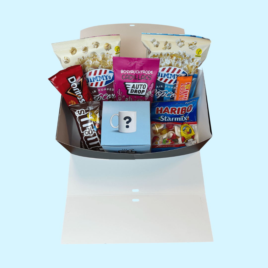Papa Cadeaubox met Mok naar Keuze & Luxe Snacks